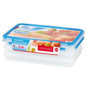 Porta Frios Com 3 Compartimentos 19cm X 26cm Clip & Close Emsa