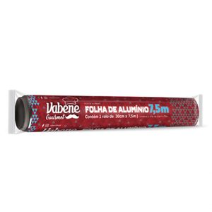 Folha De Alumínio 30Cm X 7,5M- Vabene