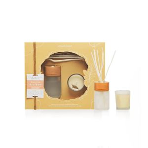 Kit óleo Difusor De Aromas 70ml + Vela Perfumada 50g Naturals Acqua Aroma Vanilla Bourbon