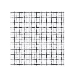 Jogo De Guardanapos Em Algodão Home 40x40cm Com 4 Peças Copa & Cia Grid Preto