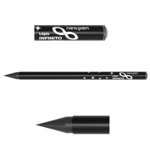 Lapis Infinito Hb2 Black - Edição Diamante Roxo - Newpen