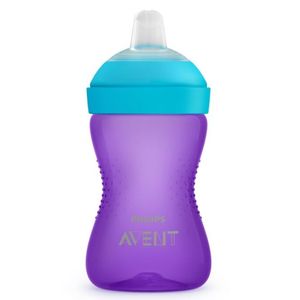 Copo Bico Macio Azul E Roxo - 300ml - 9m - Philips Avent