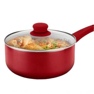 Panela Com Alça Em Alumínio Com Revestimento Cerâmico 20cm Vermelho 4571 - Wellmix