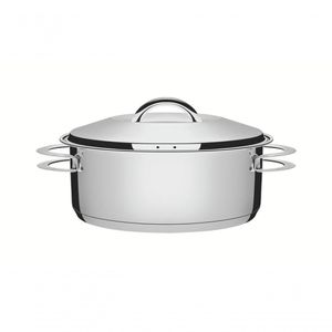 Caçarola Solar Rasa Inox Fundo Triplo 24Cm 4,7L Tramontina
