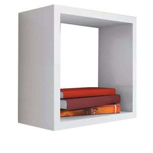 Nicho Decorativo 30X30X15 Cm Branco Em Mdf