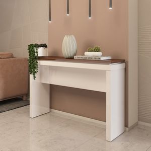 Aparador 120cm Moon Tamburato 50mm Off White/cedro