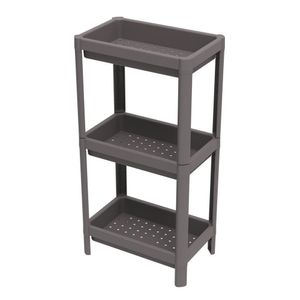 Estante Geo Base 3 Prateleiras Cinza Mushroom