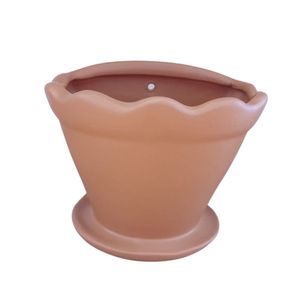 Vaso De Parede Terracota 13 X 17 X 12