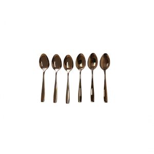 Conjunto Com 06 Colheres Rose Gold