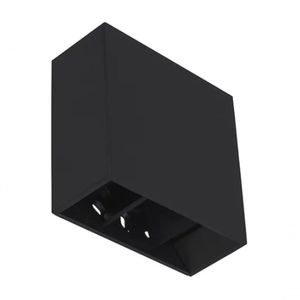 Arandela Led 4w Focus Preta Ip65 Bivolt Gaya