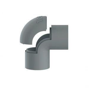 Joelho Pvc 1" Para Eletroduto Cinza Inpol