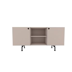 Rack Tube 2 Portas 1 Nicho 1320x620x420 Sal Rosa - Mdf Arauco