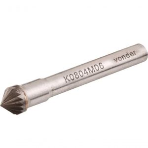 Lima Rotativa Cônica 90° 6 Mm X 3 Mm Com Haste 6 Mm Vonder