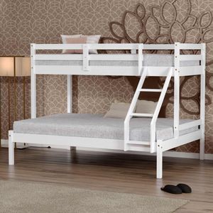 Beliche Casal/solteiro Eco Madeira Maciça Branco Mobilistore