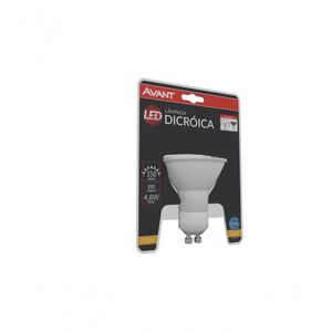 Lâmpada Led Dicróica Mr16 4,8w Amarelo 3000k
