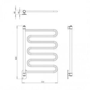 Toalheiro Elétrico Flex Plus Clean Branco 127v Aquece Metais Branco