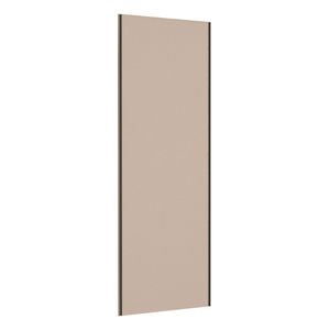 Porta De Correr Closet 80cm Com Puxador Perfil Inox E Kit Ferragem Prime Luciane Móveis Connect