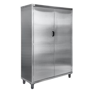 Armário Vertical de Materiais de Limpeza AVDML Aço Inox 304 Atual Inox