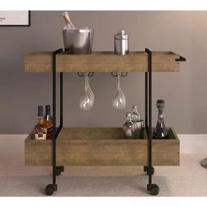 Carrinho Bar 27813 Linha Complementos Preto Vermont