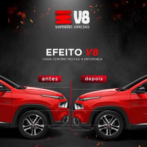 Jogo De Mola Esportiva V8 Suspensões Vw Fox 2003 A 2020