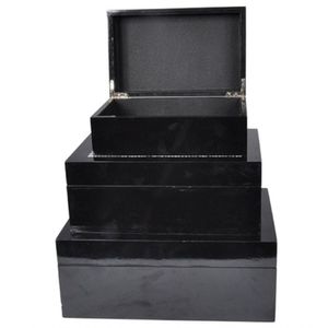 Conjunto de 3 Caixas de Madeira