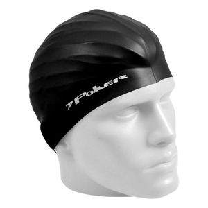 Touca De Natação Silicone Light Adulto Poker Cor Preto