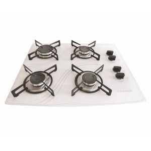 Cooktop Lines 4 Bocas Safanelli Branco Bivolt