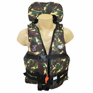 Colete Salva Vida Aux. Flutuação Camuflado 120 A 150kg
