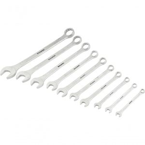 Jogo Chave Combinada 6-22Mm Aço Carbono Com 10 Peças Estojo
