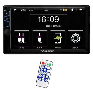 Dvd 2 Din Central Multimídia Universal Mp5 Bt Espelhamento