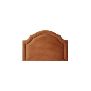 Cabeceira Solteiro Luxo 90X60 Terracota Tachas Fumê