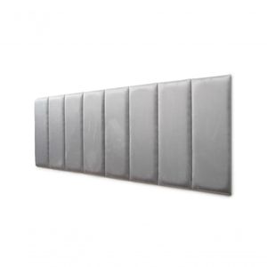 Placas Cabeceira Queen 160cm X 60cm 8 Placas Suede Cinza
