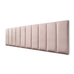 Placas Cabeceira King 200cm X 60cm 10 Placas Veludo Nude