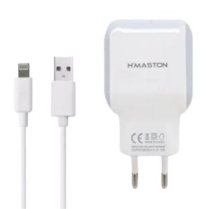 Carregador Lightning 15w Completo 3.1a Turbo Branco Rápido