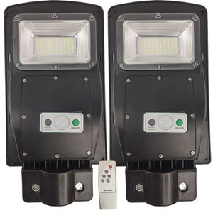 Luminaria Solar 60w Poste 2 Unidades E Senso