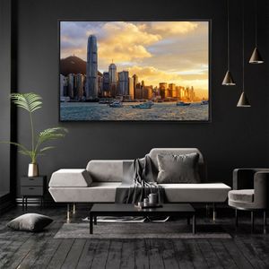 Quadro Decorativo Horizontal Abu Dhabi Com Moldura 80X120