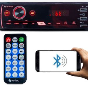 Rádio E- Tech Premium 2usb Bluetooth Sd