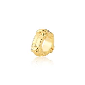 Charm Separador Cana Revestido Em Ouro