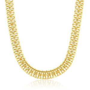 Choker Revestido Em Ouro