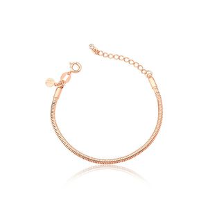 Pulseira Infantil Revestida Em Ouro Rose