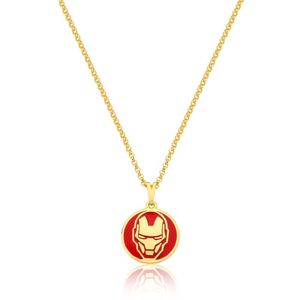 Colar Homem De Ferro Revestido Em Ouro