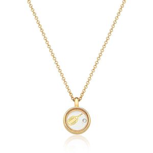 Colar Relicário Raquete Beach Tennis Revestido Em Ouro