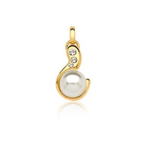Pingente Composé De Pérola E Cristal Sonho De Princesa