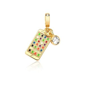 Charm Smartphone Revestido Em Ouro