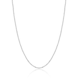 Corrente Boule D'Argent De Diamant Revestida Em Prata