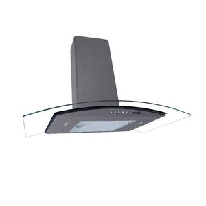 Coifa Fogatti De Parede Clean Vidro Curvo Kromanox 75cm 110v