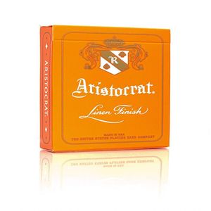 Baralho Aristocrat - Linen Finish R+ D Cor Laranja