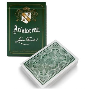 Baralho Aristocrat - Linen Finish R+ D Cor Verde Escuro