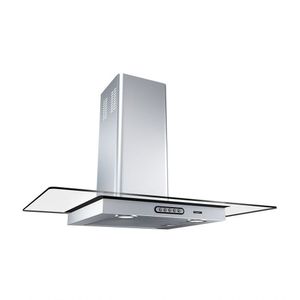 Coifa De Parede 80cm Vidro Reto Duto Slim Fogatti Inox 220v