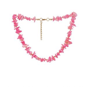 Choker Cascalho De Madrepérola Rosa